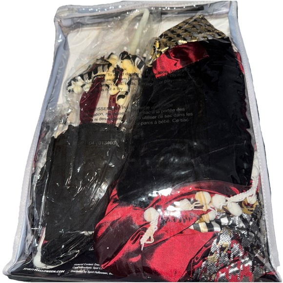 Vintage Clown Costume Child Size XL 14-16 Scary - Picture 5 of 5